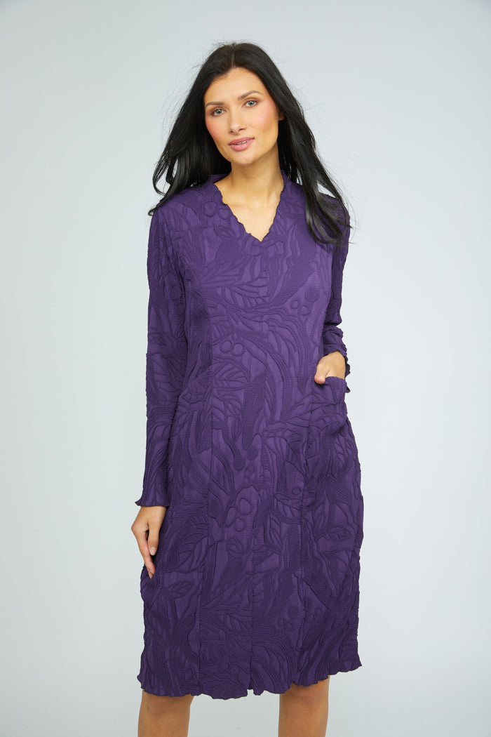 Sculpted Floral Event Dress