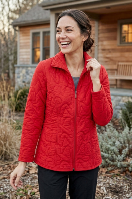 Cascade Quilt Shaped Coat
