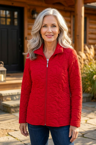 Cascade Quilt Shaped Coat