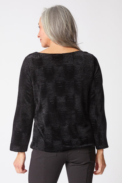 Crinkle Velvet On The Town Top