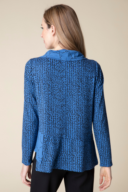 Core Travel Organic Dot Print Top