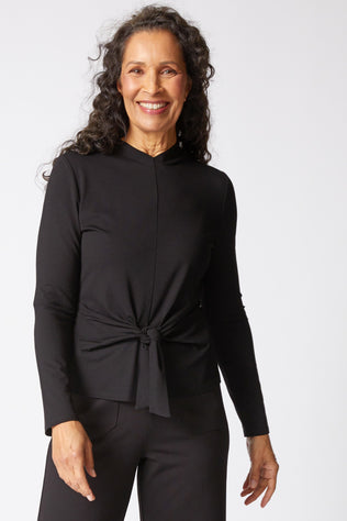 Core Travel Tie Front Top