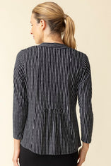 Core Travel Bamboo Stripe Easy Jacket