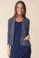 Core Travel Bamboo Stripe Easy Jacket