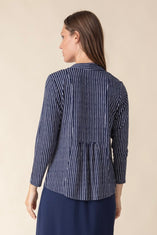 Core Travel Bamboo Stripe Easy Jacket