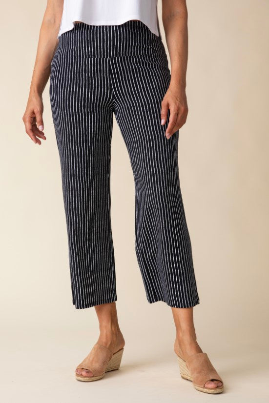 Core Travel Bamboo Stripe Flood Pant