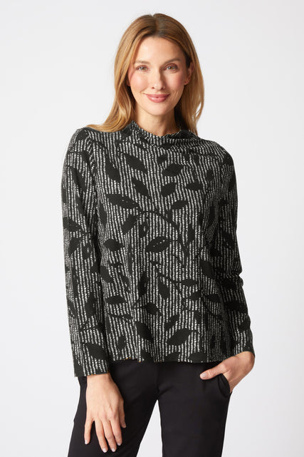 Core Travel Drape Collar Top