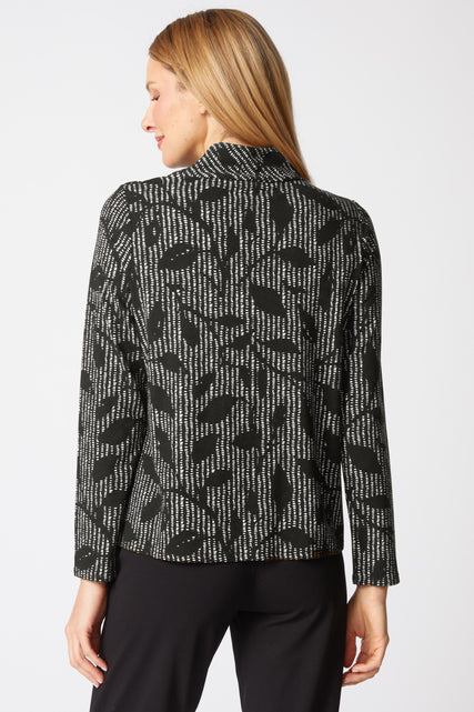 Core Travel Drape Collar Top