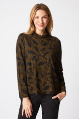 Core Travel Drape Collar Top