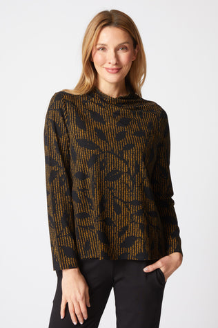Core Travel Drape Collar Top