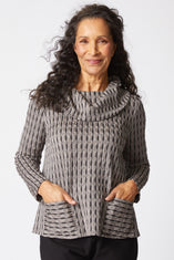 Newport Knit City Cowl Neck Top