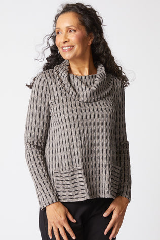 Newport Knit City Cowl Neck Top