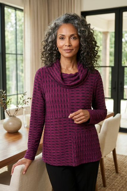 Newport Knit Gridlock Top