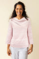 Beach Front Waves Drape Neck Top
