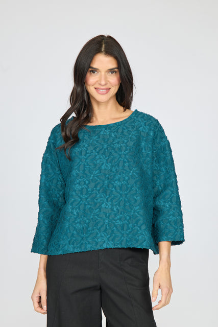 Textured Floral Topper