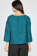 Textured Floral Topper