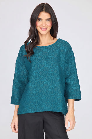 Textured Floral Topper