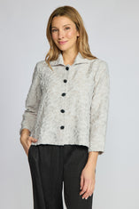 Textured Floral Jacket