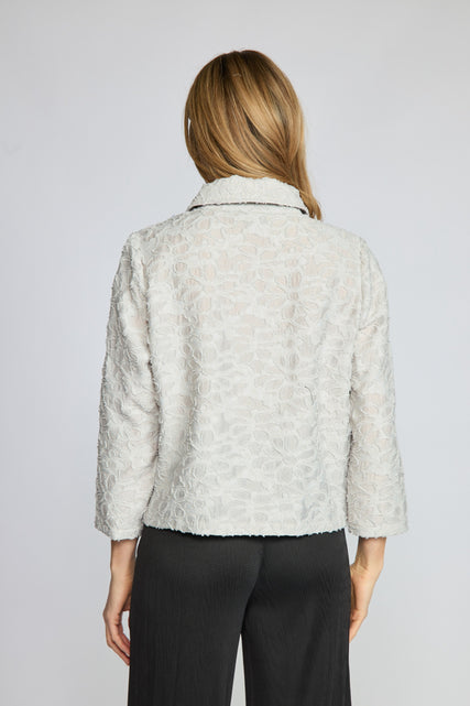 Textured Floral Jacket