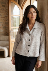 Textured Floral Jacket
