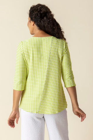 Uptown Stripe Swing Tee