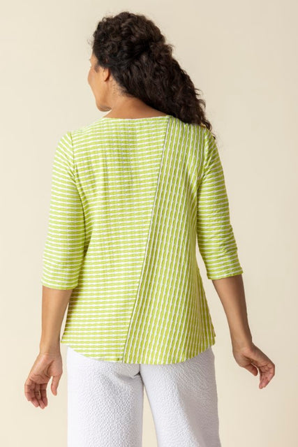 Uptown Stripe Swing Tee