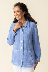 Sunwashed Jacquard Seaside Jacket