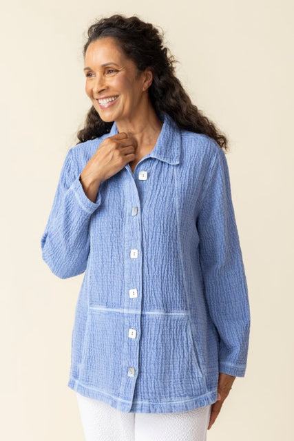 Sunwashed Jacquard Seaside Jacket
