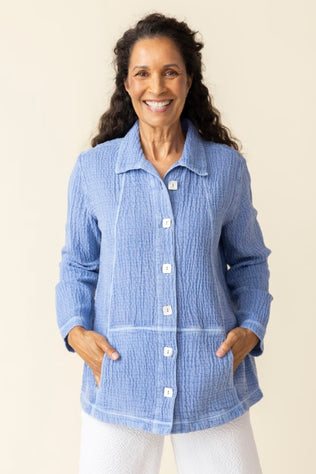 Sunwashed Jacquard Seaside Jacket