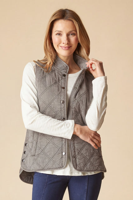 Windjammer Quilted Cotton Vest