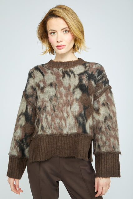 Fluffy Yarn Pullover