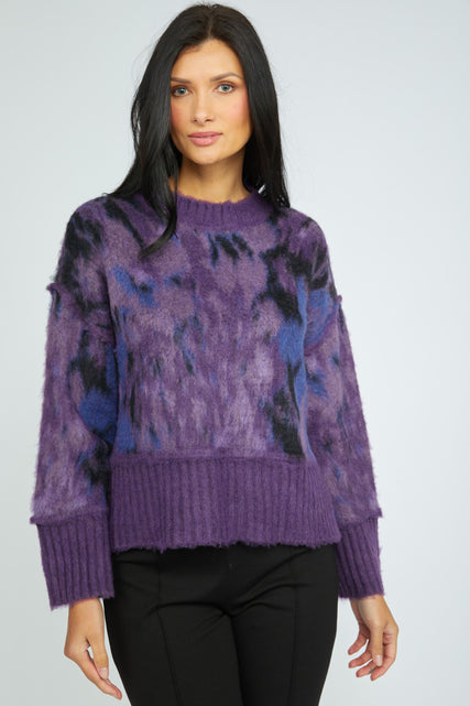 Fluffy Yarn Pullover