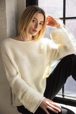 Plush Texture Knit Sweater