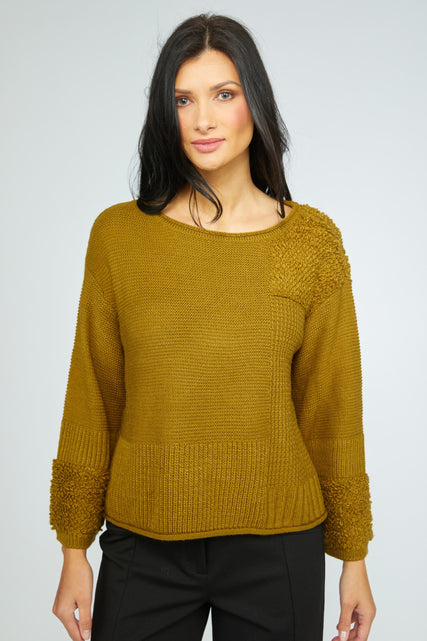 Plush Texture Knit Sweater