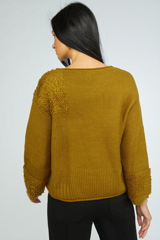 Plush Texture Knit Sweater