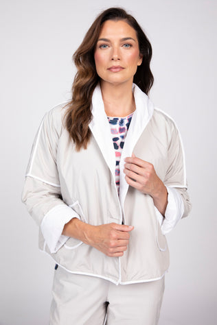 Reversible Shawl Jacket