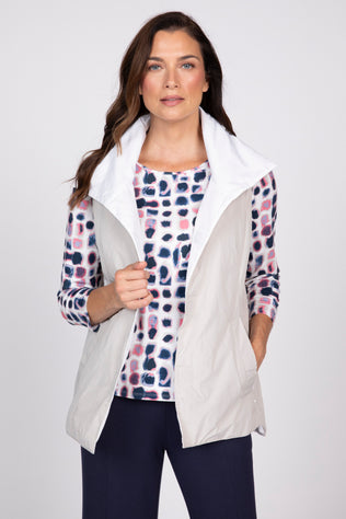 Reversible Taffeta Vest
