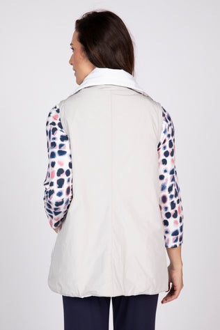 Reversible Taffeta Vest