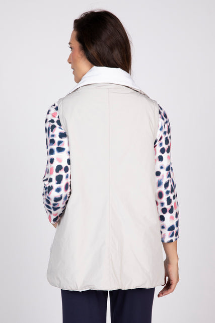 Reversible Taffeta Vest