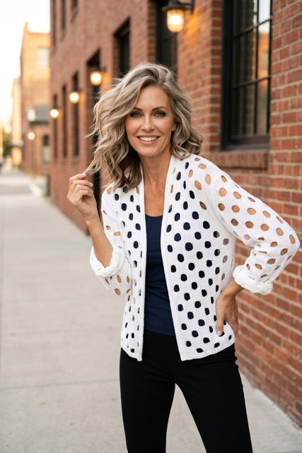Open Weave Cardigan