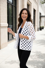 Open Weave Cardigan