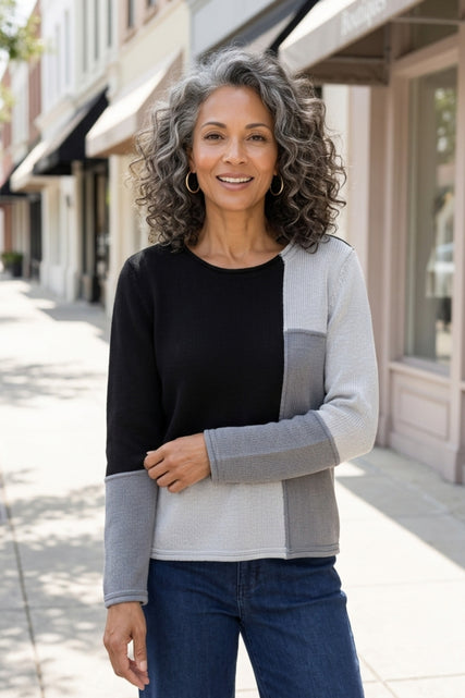 Yin Yang Block Party Sweater