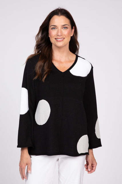 Full Circle V-Neck Pullover