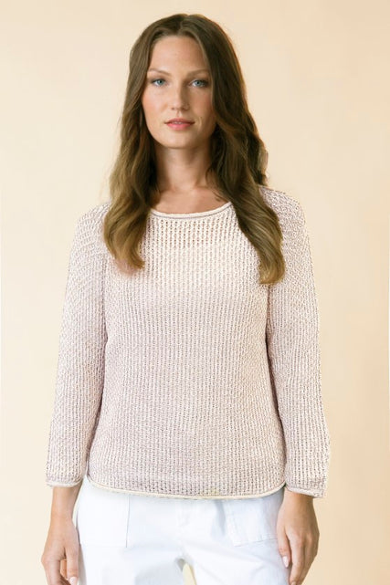 Coastal Crochet Pullover