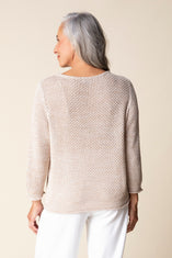 Coastal Crochet Pullover
