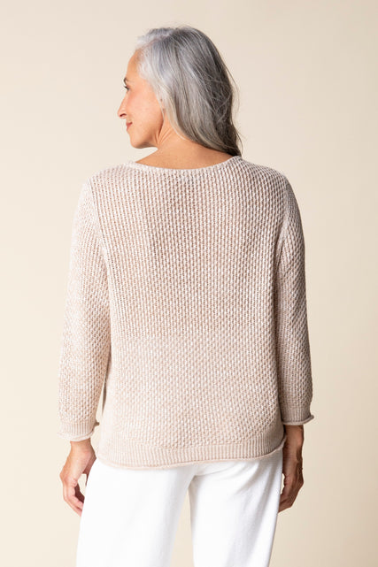Coastal Crochet Pullover