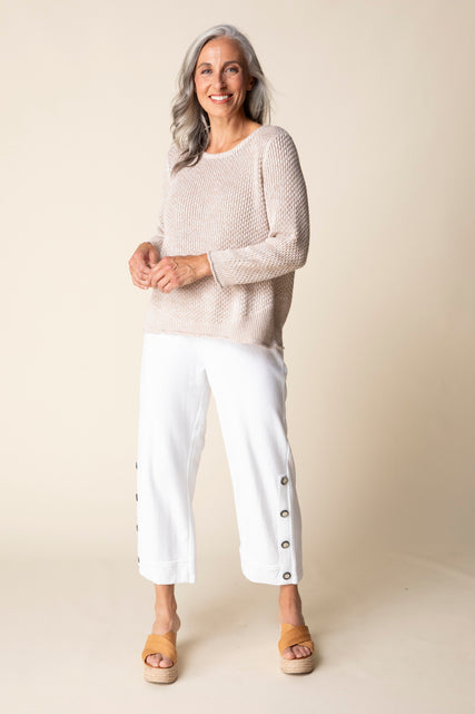 Coastal Crochet Pullover