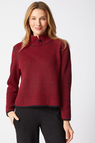 Night and Day Button Collar Sweater