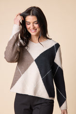 The Alpine Argyle Pullover