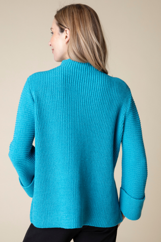 Cotton Shaker Funnel Neck Tunic